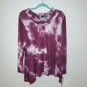 Forgotten grace Cowl neck top small